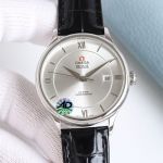 Omega Imported 9015 Movement 316L Steel 40MM Business Silver/Black Dial Watch